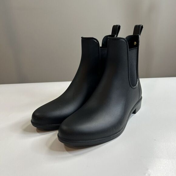 Sam Edelman Boots Women's 7 Tinsley Rubber Rain Boots Matte Black - Picture 1 of 8